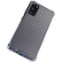 Silver Carbon Fiber Specialty Texture Material Galaxy S20 FE Clear Case